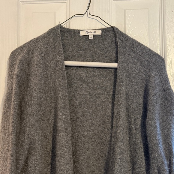 Madewell Charcoal Open-Front Cardigan - Picture 2 of 5
